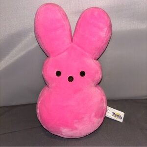 Peeps Marshmallow Easter Bunny 9” Inch Pink Rabbit Hare Plush Stuffed Animal